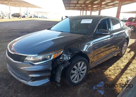 2017 Kia Optima Lx из США, поврежденный, VIN 5XXGT4L33HG172861